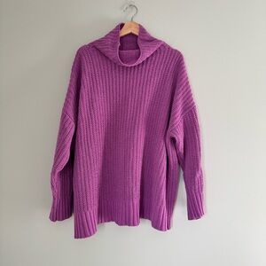 Aerie oversized cowl neck sweater